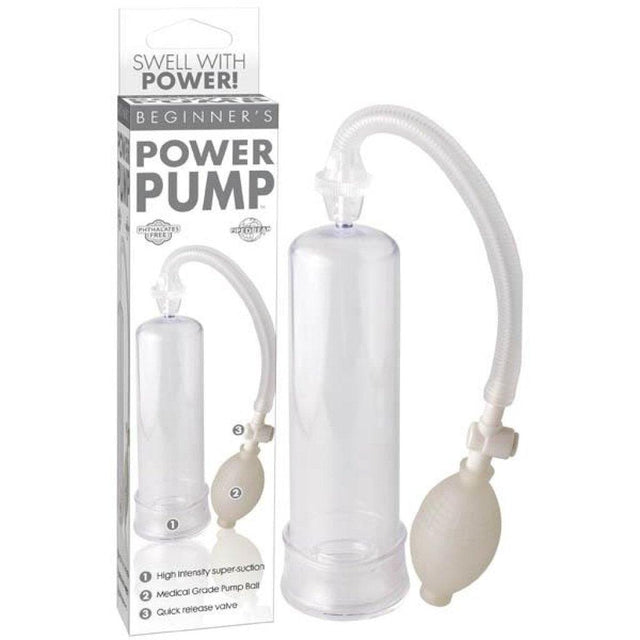 Pipedream Beginner's Power Pump – Clear PVC Penis Enhancement Pump - PUMPS