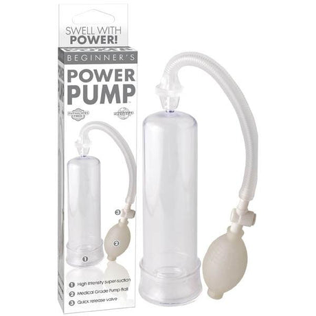 Pipedream Beginner's Power Pump – Clear PVC Penis Enhancement Pump - PUMPS