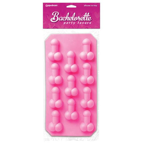 Pipedream Penis Ice Tray – Pink Silicone Bachelorette Party Favor - Novelties