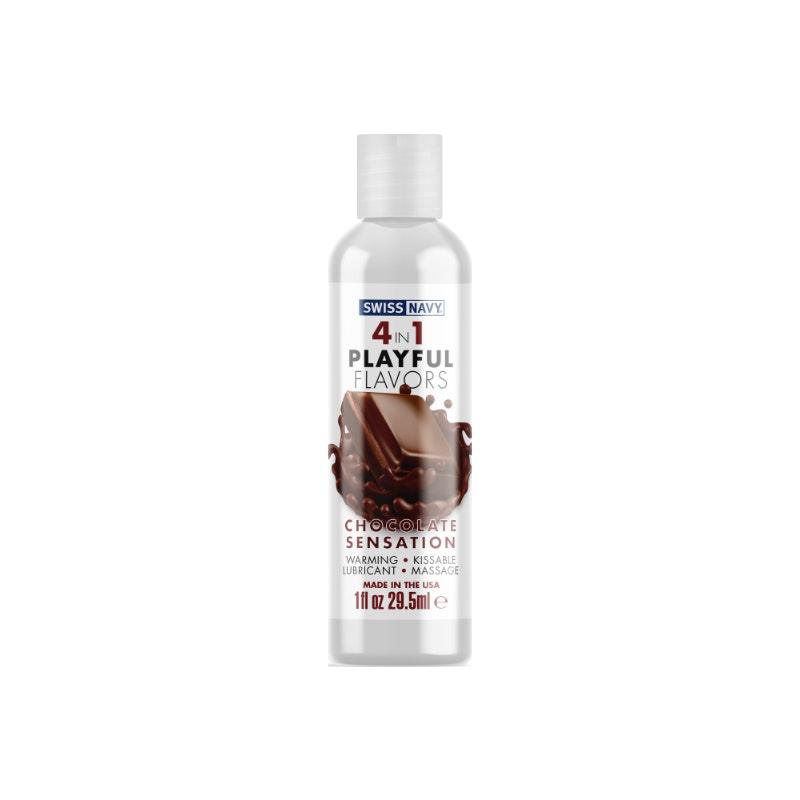 Playful Flavours 4 In 1 Chocolate Sensation 1oz/29.5ml - Lotions & Potions