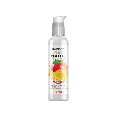 Playful Flavours 4 In 1 Mango 4oz/118ml - Lotions & Potions