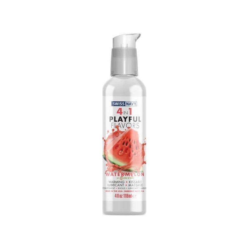 Playful Flavours 4 In 1 Watermelon 4oz/118ml - Lotions & Potions