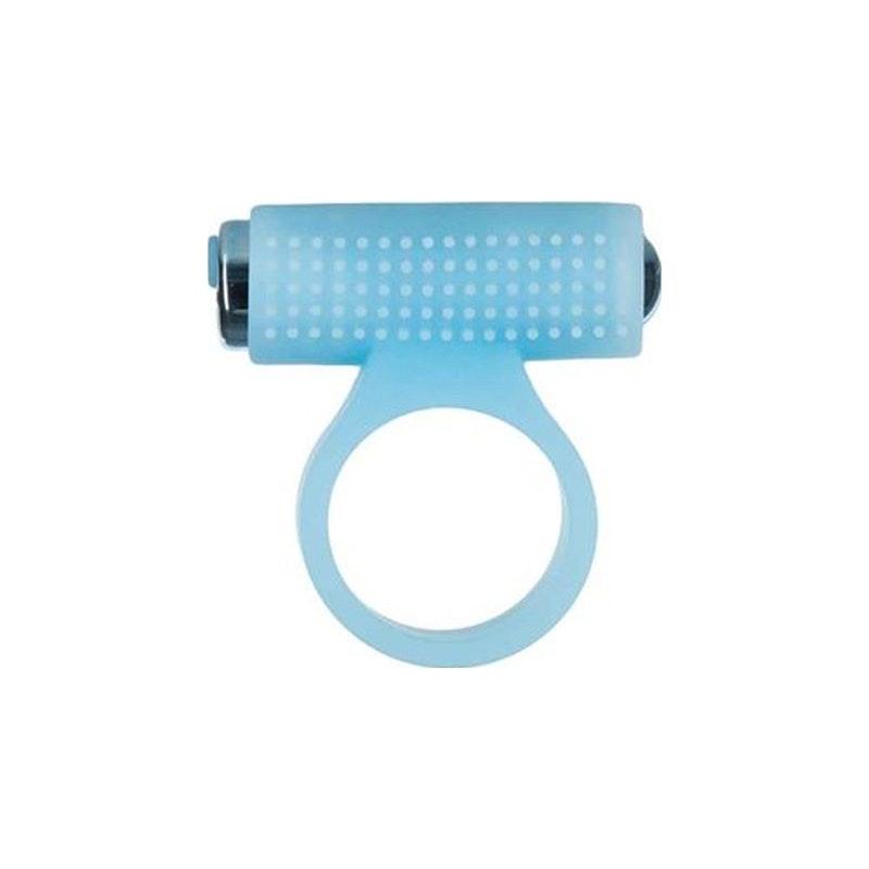 Power Bullet Cosmic Cock Ring w Bullet Glow in the Dark - Adult Toys