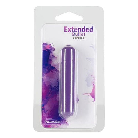 Power Bullet Extended 9cm 3 Speed Purple - Adult Toys