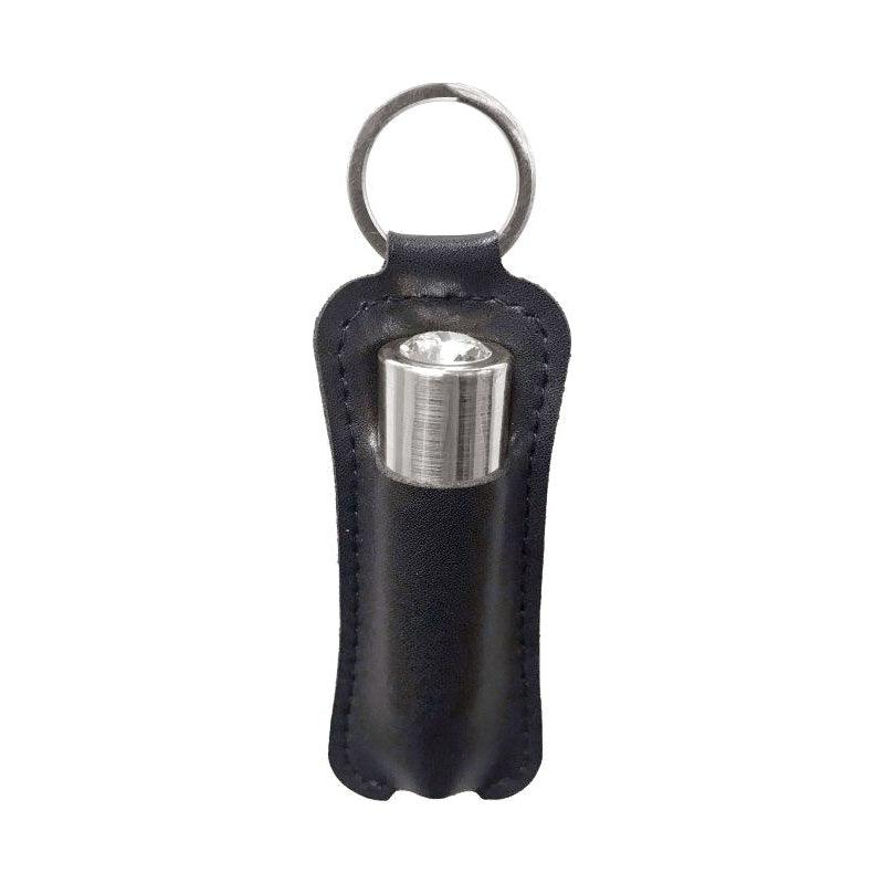 Power Bullet First Class 6cm Rechargeable w Crystal Silver - Adult Toys