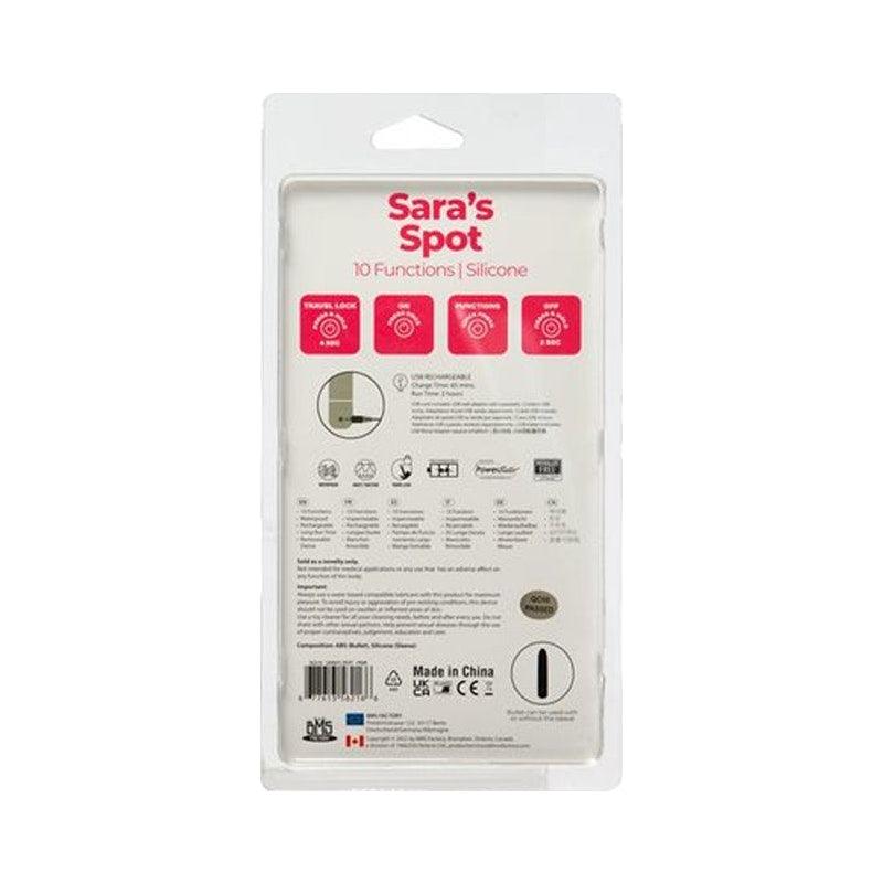 Power Bullet Sara’s Spot Vibrator Pink - Adult Toys