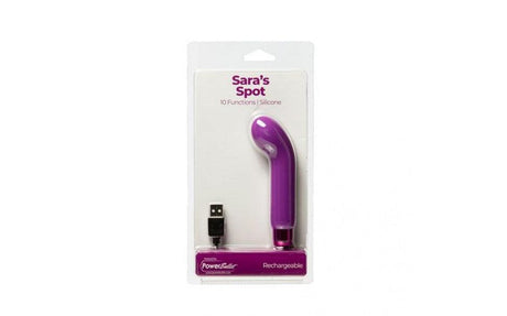 Power Bullet Sara’s Spot Vibrator Purple - Adult Toys