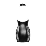 Power Wetlook Short tulle dress w Inserts & Corset Binding - Lingerie