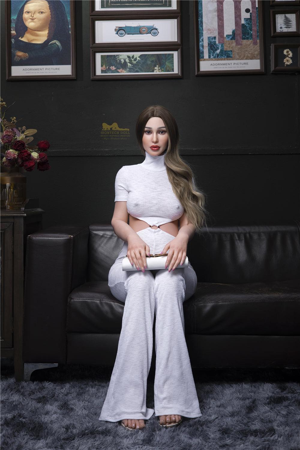 Pregnant Pearl E Cup Silicone Irontech Sex Doll 158cm Realistic Full Body Doll for Immersive Pleasure Experience - sex doll