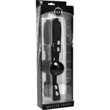 Premium Hush Locking Silicone Comfort Ball Gag - Adult Toys