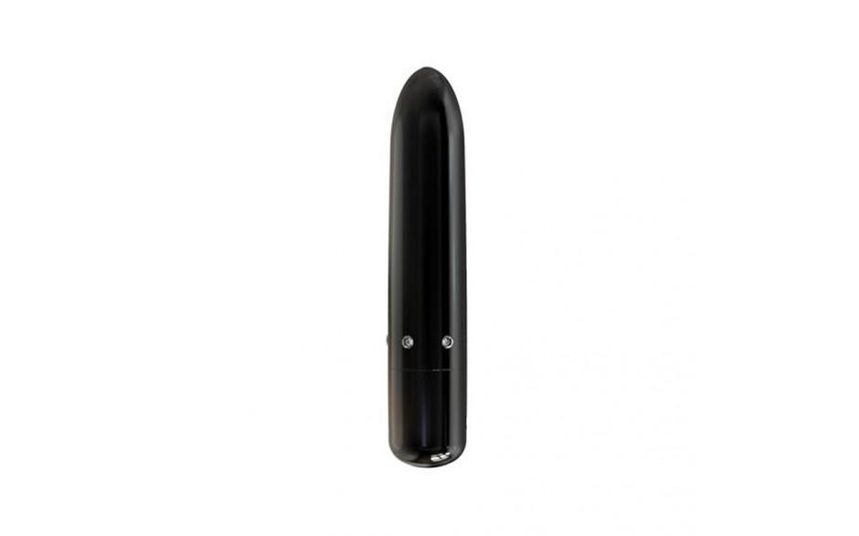 Pretty Point 4in Power Bullet Black - Adult Toys