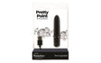 Pretty Point 4in Power Bullet Black - Adult Toys