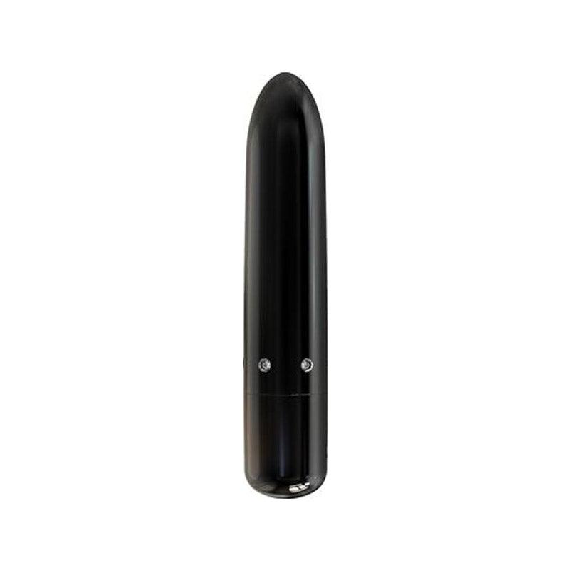 Pretty Point 4in Power Bullet Black - Adult Toys