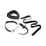 Puppy Play Set incl Gag, Plug and Collar Black - Adult Toys