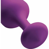 Purple Pleasures 3 Pc Silicone Anal Plugs - Adult Toys