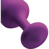 Purple Pleasures 3 Pc Silicone Anal Plugs - Adult Toys