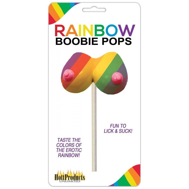 Rainbow Boobie Candy Pop - Naughty by Nature Adult Store