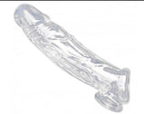Realistic Clear Penis Enhancer and Ball Stretcher - Naughty by Nature Adult Store