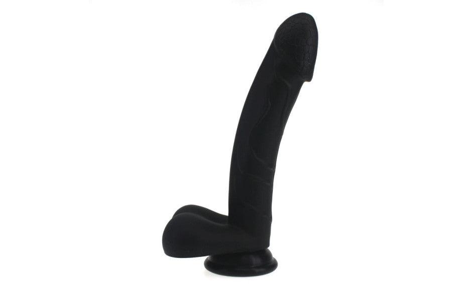 Realistic Cock w Balls Black - Naughty by Nature Adult Store