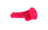 Realistic Dildo Veined Shaft w Balls Pink - Naughty by Nature Adult Store