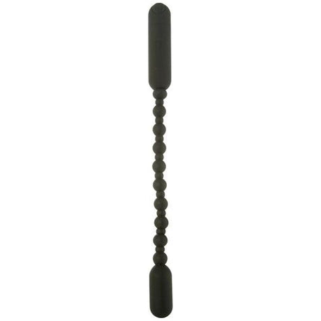 Rechargeable Booty Beads Black - Adult Toys