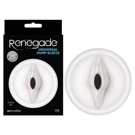 Renegade Universal Pump Sleeve - Clear Vagina - Shaped Penis Pump Sleeve - PUMPS