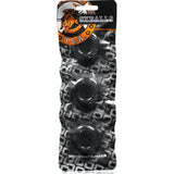 Ringer Cockring 3 Pc Black - Adult Toys
