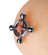 Rings Of Fire Stainless Steel Nipple Press Set - Adult Toys