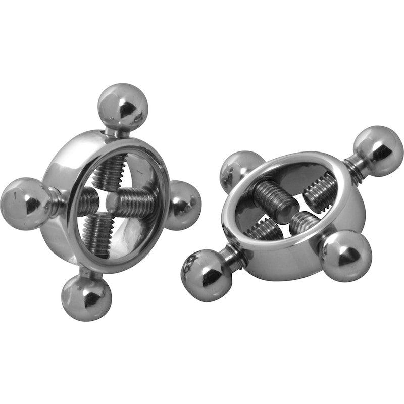 Rings Of Fire Stainless Steel Nipple Press Set - Naughty by Nature Adult Store