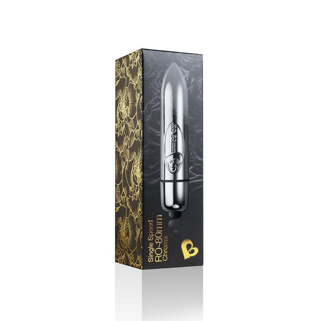 RO - 80 Single Speed Bullet Chrome - Adult Toys