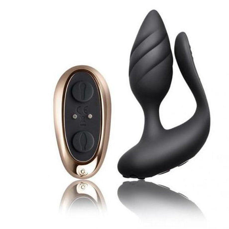 Rocks Off Cocktail Dual Stimulator – Remote Control Couples Vibrator - Adult Toys