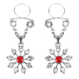 Ruby and Diamond Star Nipple Jewellery - Lingerie