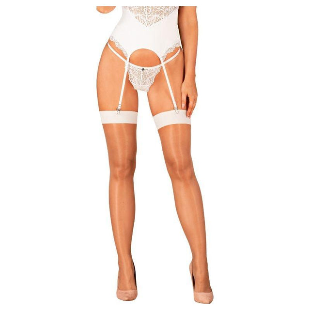 S814 Stockings White - Lingerie