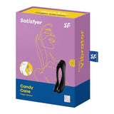 Satisfyer Candy Cane Finger Vibe Black - Adult Toys