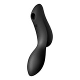 Satisfyer Curvy Trinity 2 Insertable Air Pulse Vibrator Black - Adult Toys
