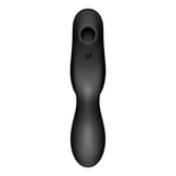 Satisfyer Curvy Trinity 2 Insertable Air Pulse Vibrator Black - Adult Toys