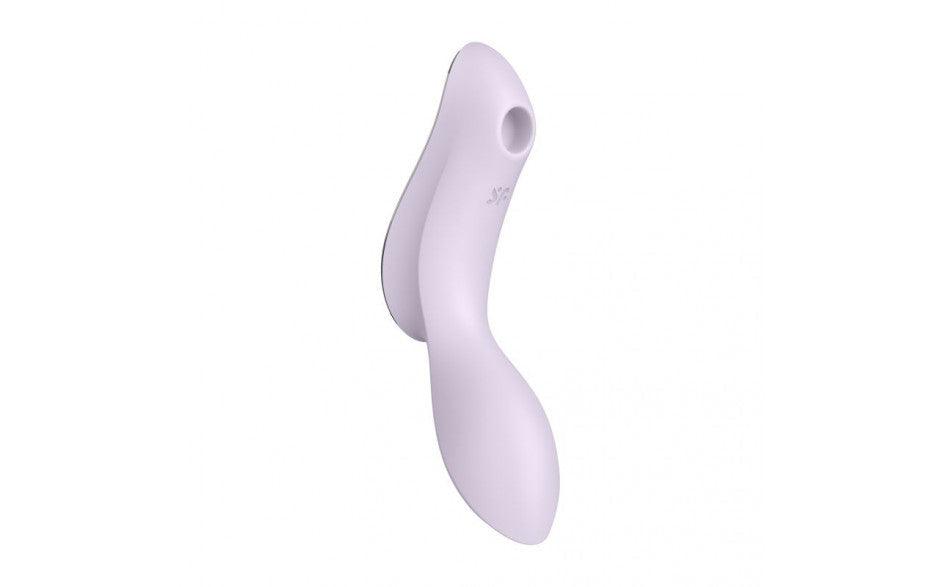 Satisfyer Curvy Trinity 2 Insertable Air Pulse Vibrator Violet - Adult Toys
