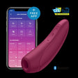 Satisfyer Curvy1+ Rose Red - Adult Toys
