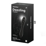 Satisfyer Dazzling Crystal 1 - Black - GLASS TOYS - PREMIUM