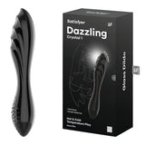Satisfyer Dazzling Crystal 1 - Black - GLASS TOYS - PREMIUM