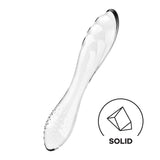 Satisfyer Dazzling Crystal 1 - Clear - GLASS TOYS - PREMIUM