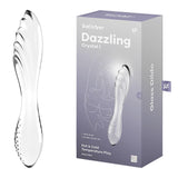 Satisfyer Dazzling Crystal 1 - Clear - GLASS TOYS - PREMIUM