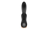 Satisfyer Double Flex App Rabbit Vibrator Black - Adult Toys