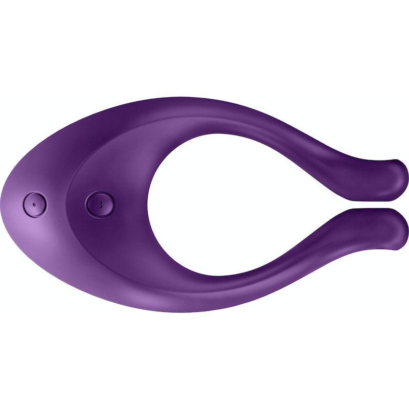 Satisfyer Endless Love Lilac - Rechargeable Silicone Couple Vibrator - Adult Toys