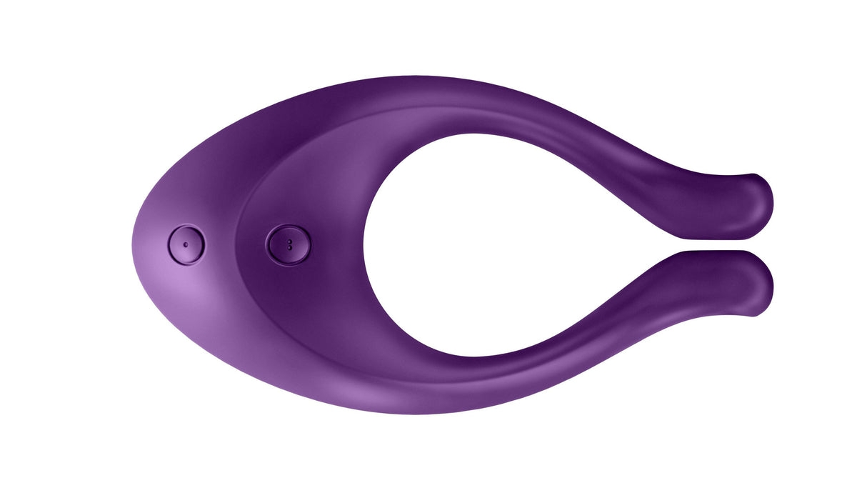 Satisfyer Endless Love Lilac - Rechargeable Silicone Couple Vibrator - Adult Toys