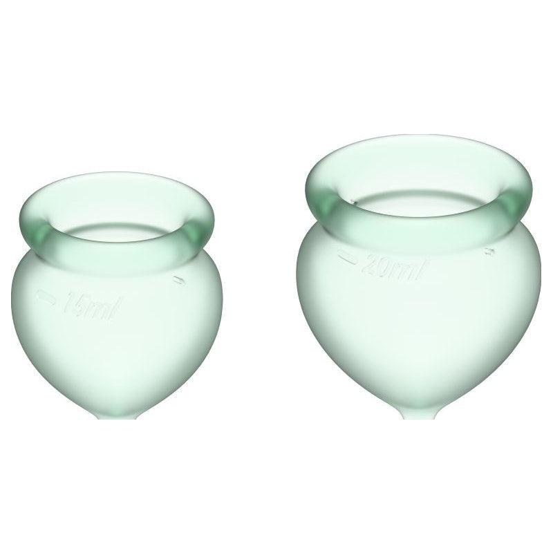 Satisfyer Feel Good Menstrual Cup - Reusable Medical Grade Silicone - Adult Toys