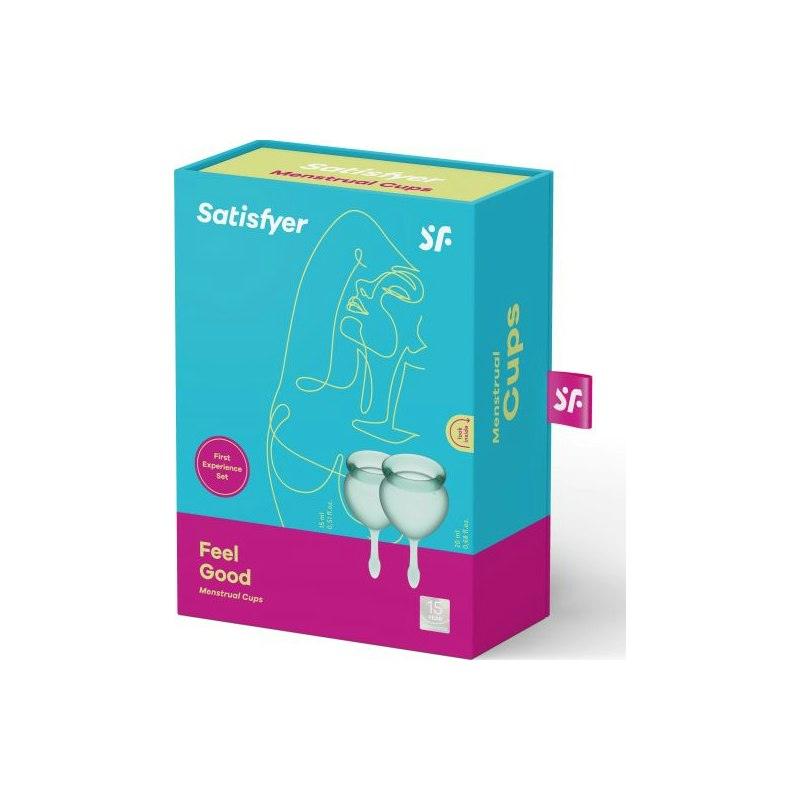 Satisfyer Feel Good Menstrual Cup - Reusable Medical Grade Silicone - Adult Toys