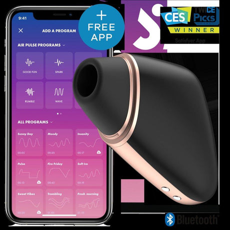 Satisfyer Love Triangle Black - Adult Toys