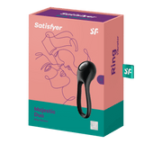Satisfyer Majestic Duo Double Cockring | Rechargeable Silicone - Black - Adult Toys