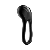 Satisfyer Majestic Duo Double Cockring | Rechargeable Silicone - Black - Adult Toys